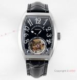 AB Factory Franck Muller Cintree Curvex Imperial Tourbillon Watch Ss Black Dial